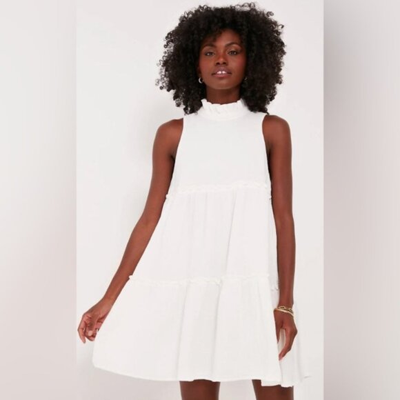 Pomander Place Dresses & Skirts - Tuckernuck Pomander Place Women's White Lightweight Gauze Morgan Dress, Size XL